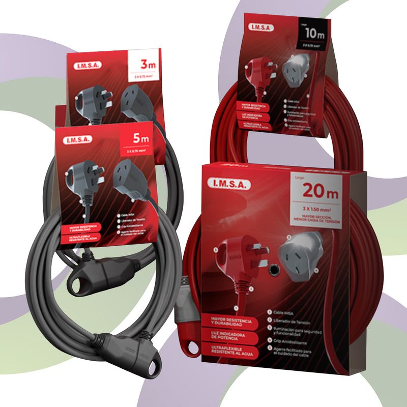 Prolongador Cable Electrico Prolongador Eléctrico 50 Metros