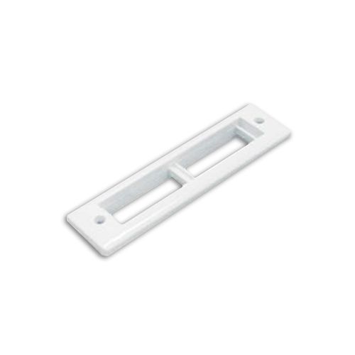 Tapa De Perfileria 2 Bocas Blanca