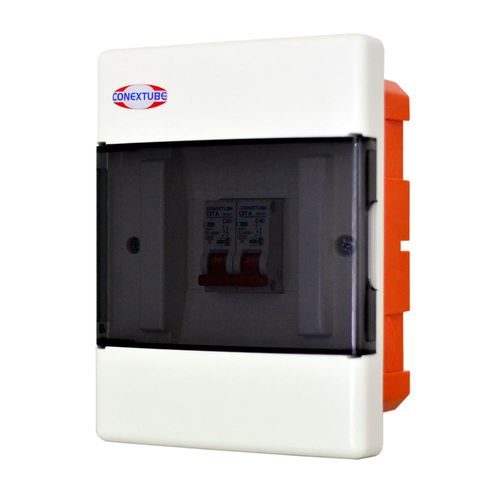 Caja Paratm 4 Polos Embutir Ip40 Tapa Fume Luxury 196X148X101