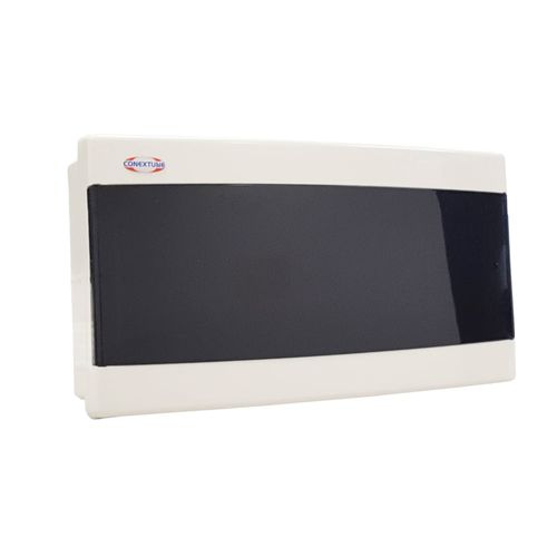 Caja Para Tm 18 Polos Sobreponer Ip40 Tapa Fume Luxury