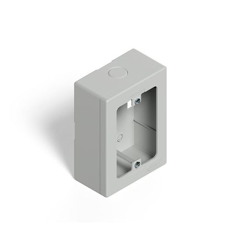 Caja Rectangular Sobreponer Gris