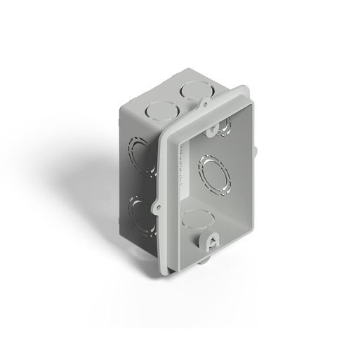 Caja De Embutir Rectangular C/Oreja Plastica Lh