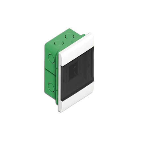 Caja De Embutir P/4 Modulos Din Puerta Fume