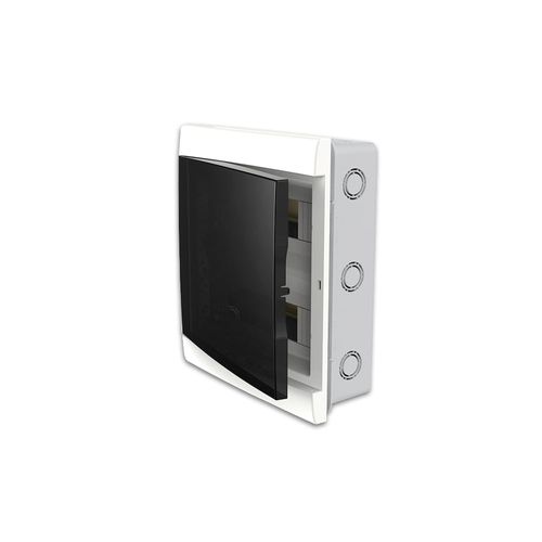 Caja Para Tm 12 Polos Embutir Blanca Pueta Fume Q Energy