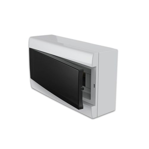 Caja Para Tm 12 Polos Sobreponer Blanca Pueta Fume Q Energy