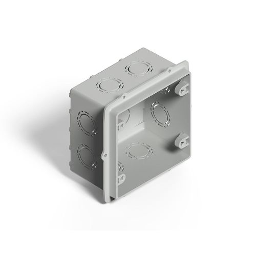 Caja De Embutir Cuadrada 10X10 C/Oreja Plastica Lh