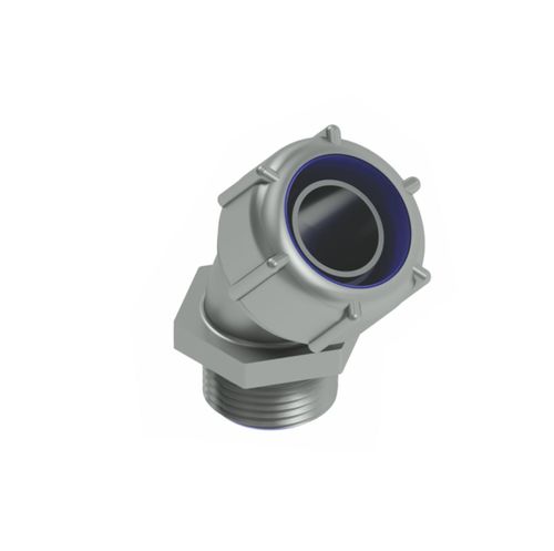 Conector 45 P/Caño Flexible De ½