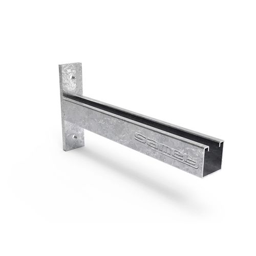 Soporte De Perfil "C" Simple De 630Mm Galvanizado