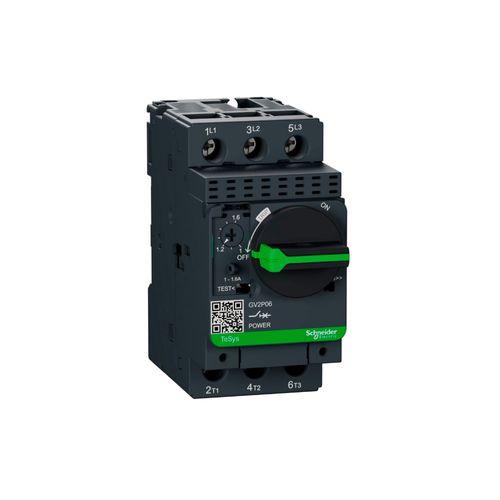 Guardamotor Magnetotermico 3P 1/1.6A 100Ka