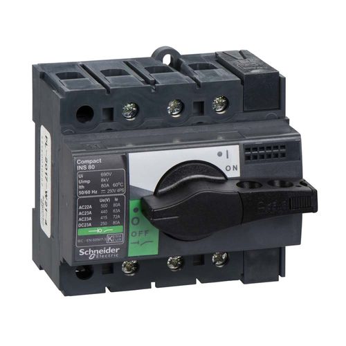 Interruptor Manual Ins80 3X80A-Fa