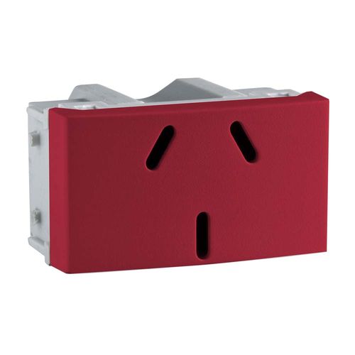 Toma C/Tierra P/Tension Estable 10A Roda Rojo