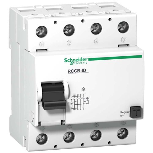 Disyuntor diferencial 4x125A 30MA clase AC