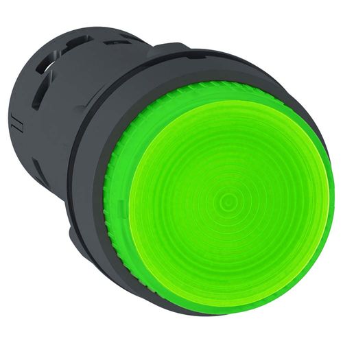 Pulsador Luminoso Verde Led 230Vca 1Na
