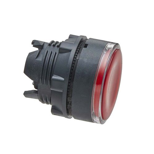 Cabeza Pulsador Luminoso Ras Led Rojo