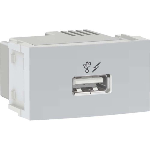 Toma Simple Usb 1A 220V Roda Blanco