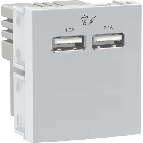 Toma Doble Usb 2.1A 220V Roda Blanco