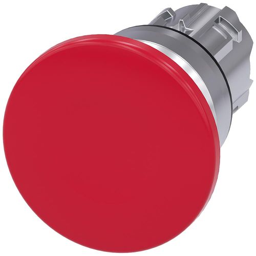 Pulsador Hongo 40Mm Sirius Act Metalico S/Contactos Ip69K Rojo S/Retencion 3Su1050-1Bd20-0Aa0