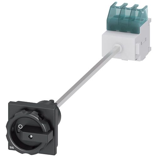 Seccionador Fondo De Tablero Acc En Puerta Eje 300Mm 25A 3-Polos Negro 3Ld2113-0Tk51