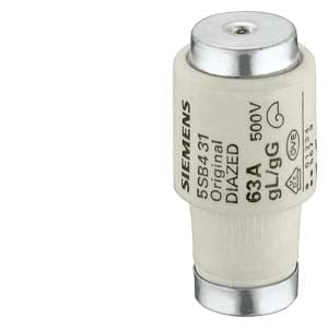Fusible Diazed 500Vca 50Ka In:63A Curva Gg Diii/E33 Pedido Min 5 U 5Sb4311