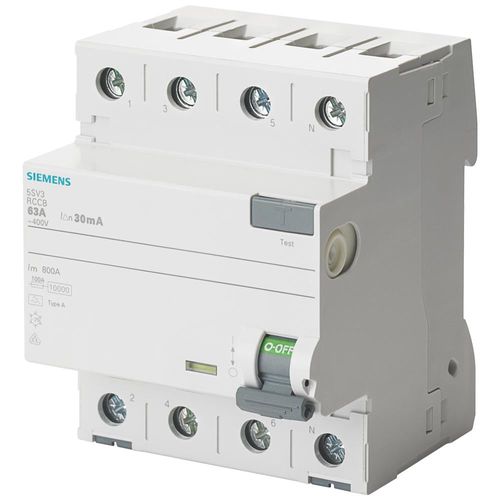 Disyuntor diferencial 4x25A 30MA clase A