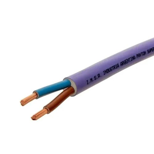 Cable Subterraneo 2x6mm² Violeta PVC x Metro