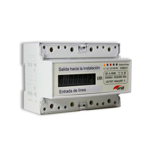 Medidor Trifasico De Consumo Gf-3-Whm