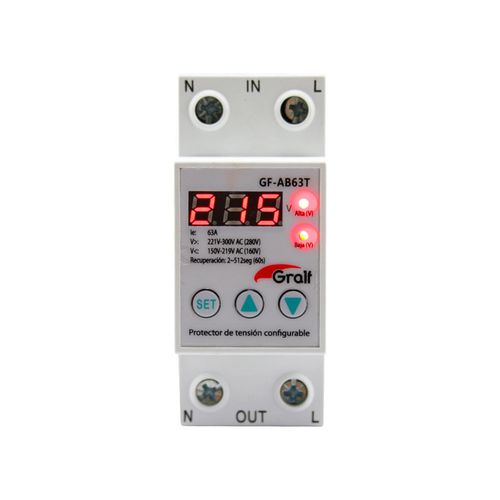 Protector De Tension C/Voltimetro