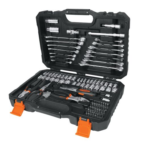 Kit Set Herramientas Juego 119 Pzs Mecánico 1/4 3/8 Maletín