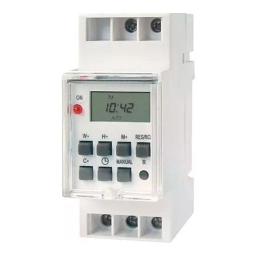 Timer Digital Programable Para Riel Din Zurich