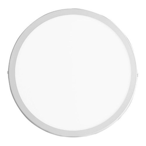 Plafon Panel Led Macroled  Redondo Aplicar 18W Calido