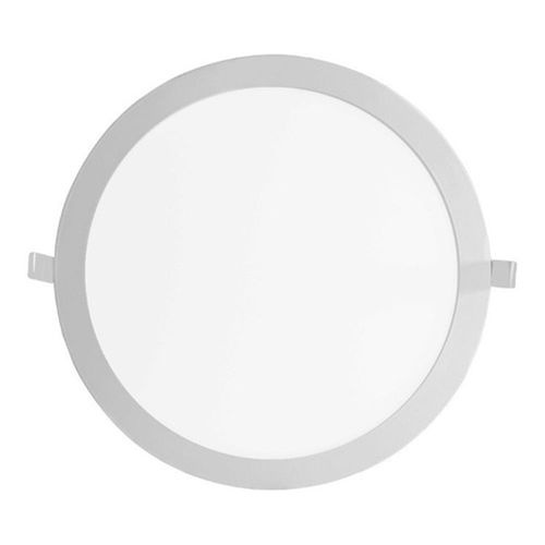 Plafon Panel Led Macroled  Redondo Embutir 18W Frio