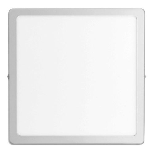 Plafon Panel Led Macroled  Cuadrado Aplicar 18W Frio