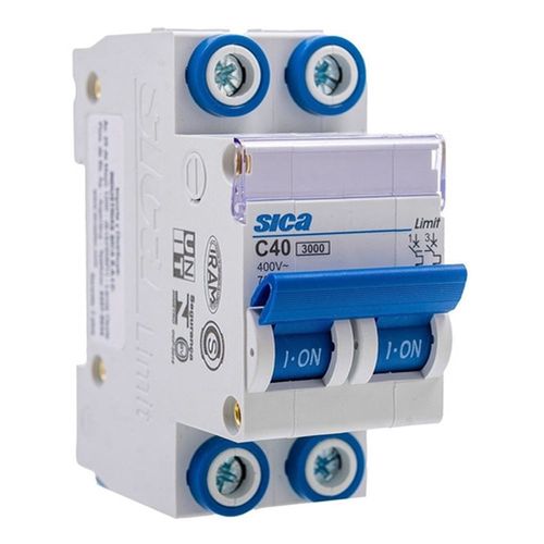Llave Térmica Sica - Bipolar 40A - Capacidad 3000A - Iram
