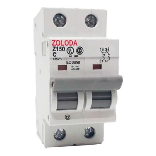 Termomagnetica Bipolar 10A Llave Termica 2X10 6Ka Zoloda