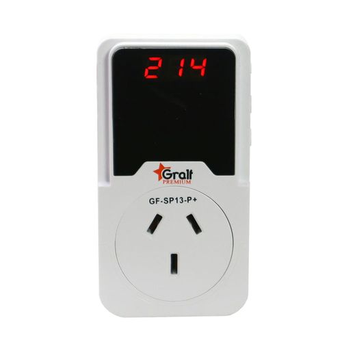 Protector Tension Alta Baja Gralf 13A 220V Gfsp13P+ Display