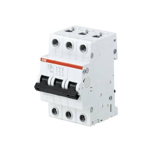 Interruptor Termomagnético Abb 3P 100A Curva C 6Ka-S203-C100