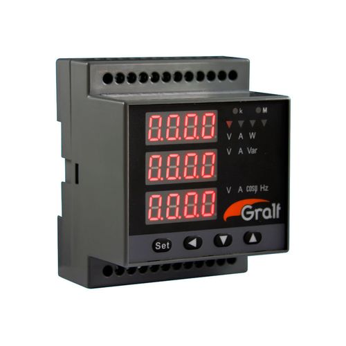 Analizador De Red Trifasico Gralf Gf-1000m Medidor Consumo