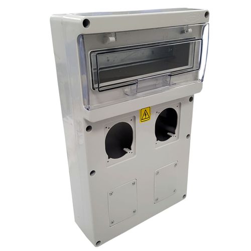 Caja Para Tm 12 Polos + Mod P/4 Tomas Capsulados  440X270X112 Ip65 Conexdin