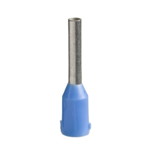 Terminal 0.75 Mm2 Med Azul 100 Uni Bolsa