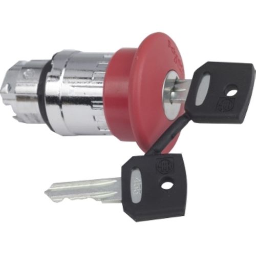Cabeza Par Emer 40Mm Rojo C/Llave Trig