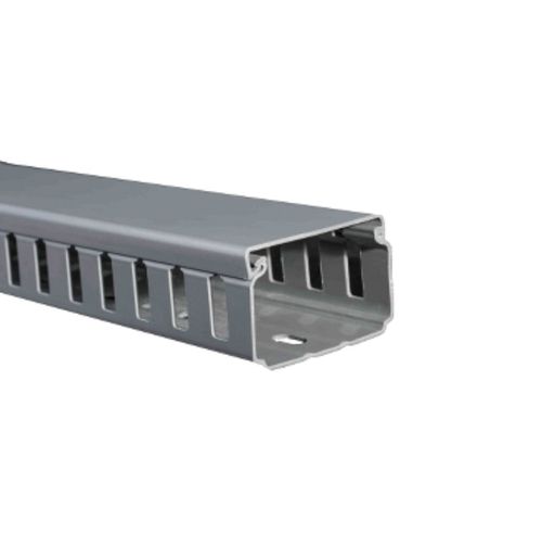 Cablecanal Ranurado 60X60 Gris X Tira