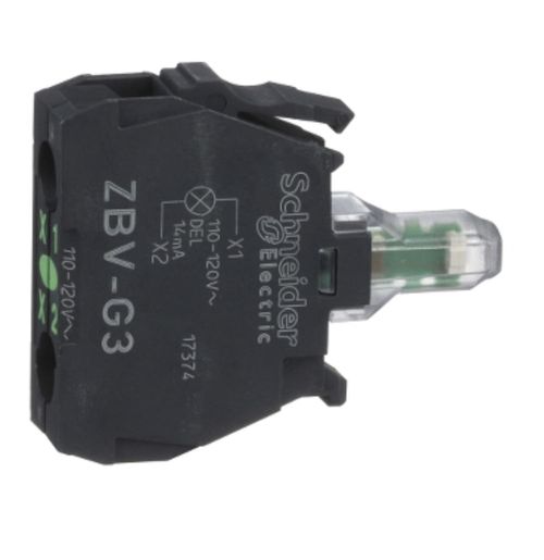 Bloque Luminoso Led 120Vca Verde