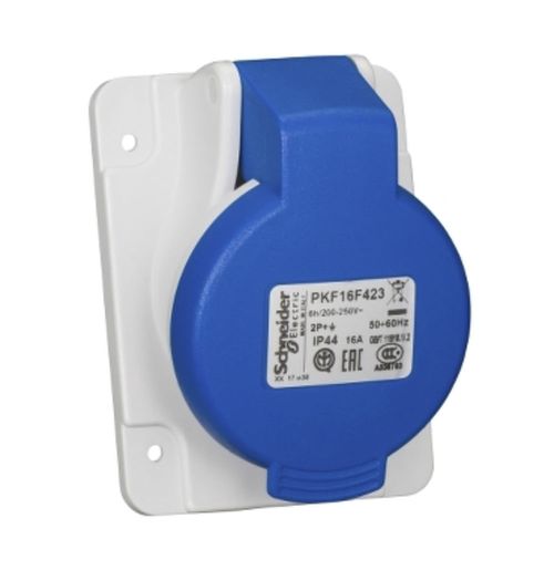 Toma 2P+T 16A 220V Ip44