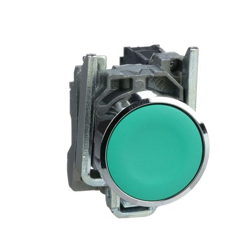 Pulsador Rasante 1Na Verde