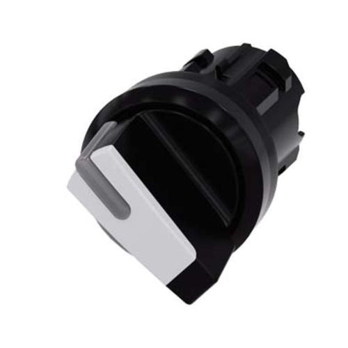 Perilla Conmutadora Iluminable Sirius Act Plastico S/Contactos Ip69K Blanca 2 Posiciones C/Retencion