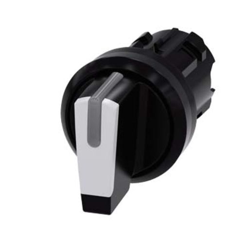 Perilla Conmutadora Iluminable Sirius Act Plastico S/Contactos Ip69K Blanca 3 Posiciones C/Retencion 3Su1002-2Bl60-0Aa0