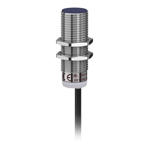 Sensor Inductivo Xs1 M18, L53Mm, Latón, Sn5Mm, 12..24Vdc, Cable 2M