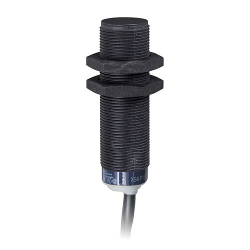 Sensores De Proximidad Inductivos Xs, Sensor Inductivo Xs4 M18, L62Mm, Pps, Sn8Mm, 24...240Vac/Dc, Cable 2 M