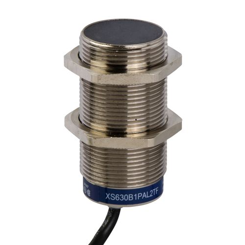 Sensores De Proximidad Inductivos Xs, Sensor Inductivo Xs6 M30, L62Mm, Latón, Sn15Mm, 12...48 Vdc, Cable 2 M