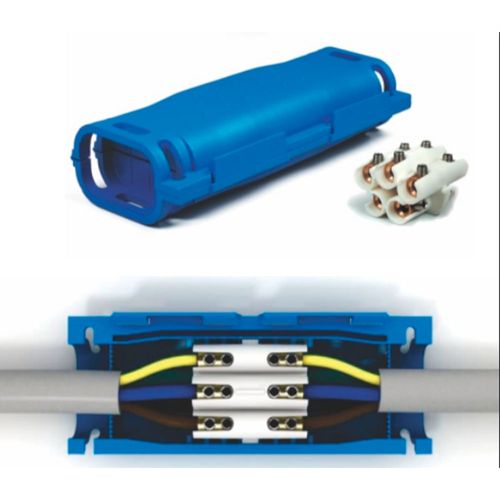 Empalme C/Gel De Silicona Aislante Tamaño 4 C/Borne P/Cable Hasta/16Mm2